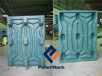 plastic pallet made by molded plastic pallet machine