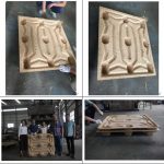 Finland customer visit wooden pallet making machine