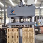compressed wood pallet making machine
