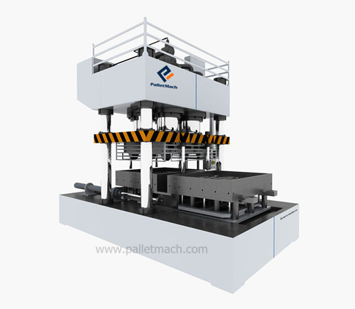 hot press wood pallet machine