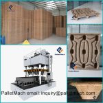 compress wood pallet machine