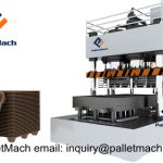 compress wood pallets machine