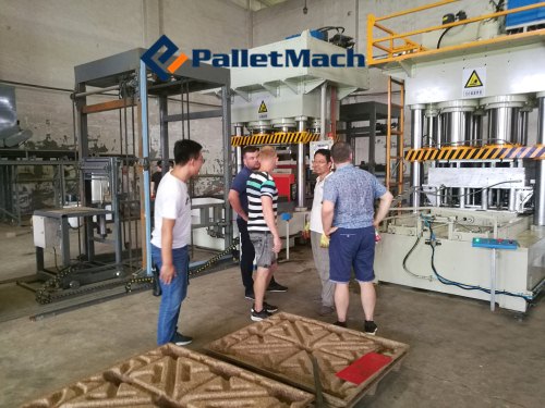 presswood pallet machine