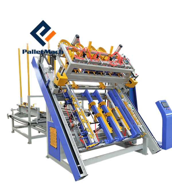 Auto pallet nailing machine